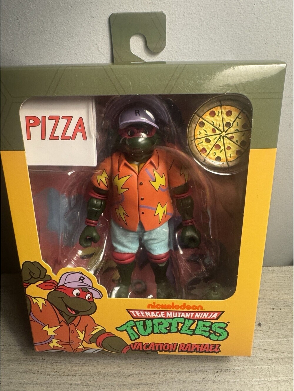 NECA TMNT Vacation Raphael Teenage Mutant Ninja Turtles Cartoon 7” Figure New